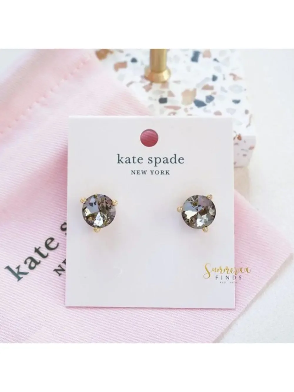 Kate Spade Rise and Shine Crystal Stud Earrings
